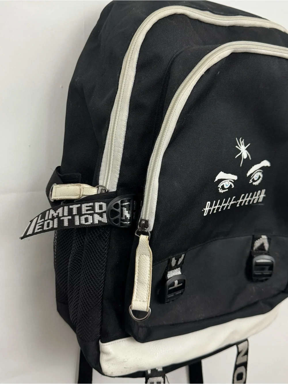 Billie Eilish Eyes Spider Graphic Backback book bag charging port Music